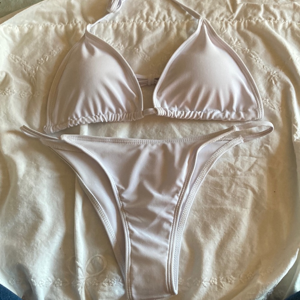 Medium white Shein bikini new without tags